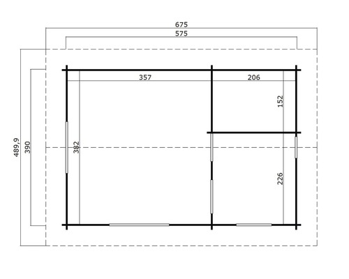 Plan d''un abri de jardin avec dimensions