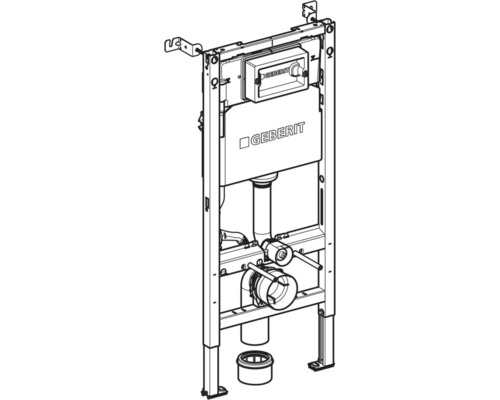Système d'installation Geberit pour WC suspendu avec réservoir