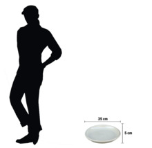 Dekoschale mit den Massen 35 x 5 cm