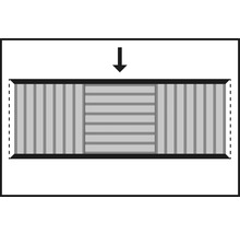 Illustration du montage vertical de panneaux muraux