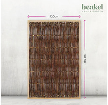 Dekoratives Weidenzaunelement, 120 cm breit und 180 cm hoch
