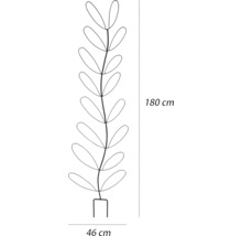 Abmessungsskizze Rankhilfe mit einer Höhe von 180 cm und einer Breite von 46 cm