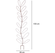Pflanzenstütze aus Metall, 150 cm hoch und 38 cm breit