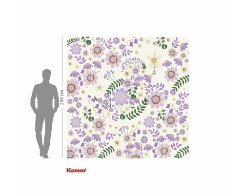 Papier peint photo Komar à motif floral, dimensions 250 x 370 centimètres