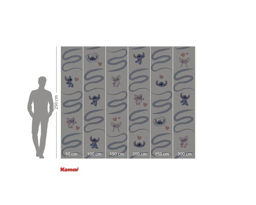 Papier peint photo avec motif Stitch, convient pour la décoration murale