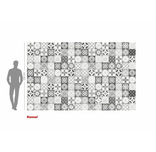 Fototapete mit Fliesenmuster und einer Höhe von 250 Zentimetern