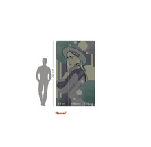 Papier peint photo Komar avec motif féminin, 250 x 150 cm