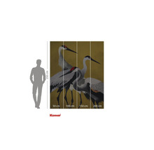 Papier peint photo Komar avec motif de grue, en plusieurs parties, pour la décoration murale