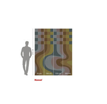 Papier peint photo Komar avec motif rétro et indications de taille