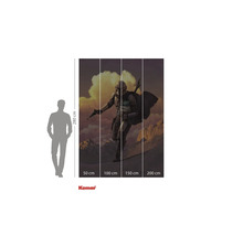 Papier peint photo Komar avec Mandalorien et enfant, 280 sur 200 centimètres