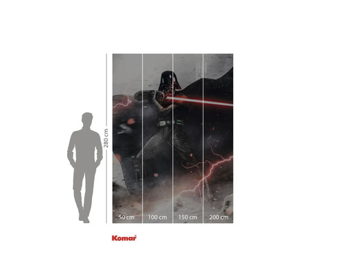Papier peint photo Komar Star Wars Dark Vador, 280 x 200 cm