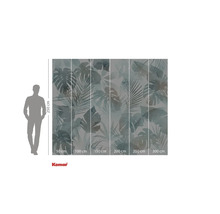 Papier peint photo Komar avec motif végétal et indications de taille