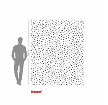 Papier peint photo avec motif à points, 250 cm de haut