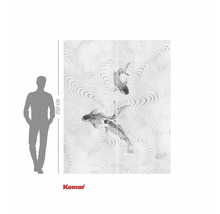 Papier peint photo Komar avec motif de poisson, 250 x 200 centimètres