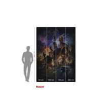 Papier peint mural Komar avec motif Avengers et indications de taille