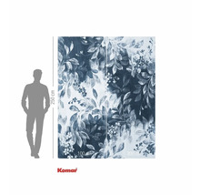 Papier peint photo avec motif floral, dimensions 250 sur 200 cm