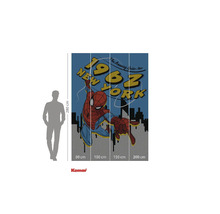 Papier peint photo Komar Spiderman avec motif Spiderman et horizon