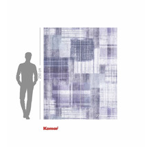 Papier peint photo avec motif géométrique et indication de taille.