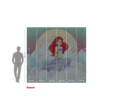 Papier peint photo avec la sirène Ariel, 280 sur 300 cm