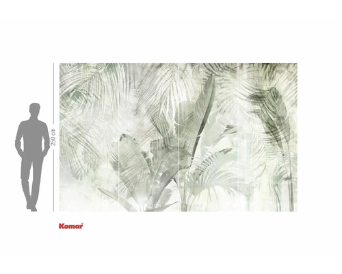 Papier peint photo avec motifs de palmiers