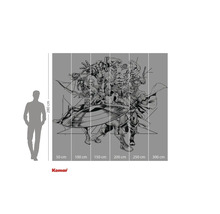 Komar Avengers Wandbild mit den Maßen 280 mal 300 Zentimeter