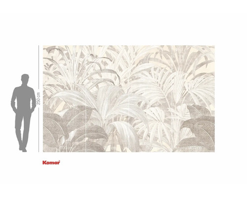 Papier peint photo avec motif végétal