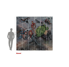 Papier peint photo Komar Marvel Avengers, 300 x 280 centimètres