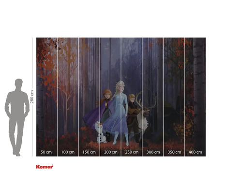 Komar Fototapete mit dem Motiv Die Eiskönigin 2, Abmessungen 280 x 400 cm