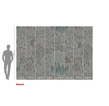 Papier peint photo Komar avec motifs forestiers et représentations d'animaux, 280 x 400 cm