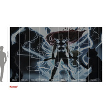 Peinture murale Thor avec Groot et Rocket dans le style d'une bande dessinée