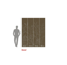 Komar Fototapete mit Pflanzenmotiven, 250 cm hoch und 200 cm breit