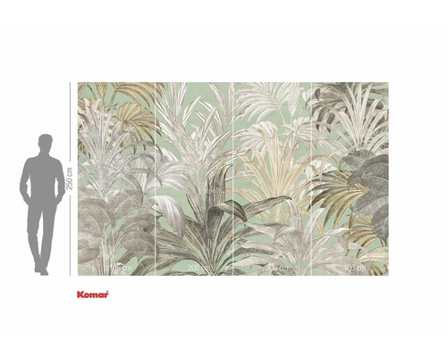 Papier peint photo Komar avec motifs végétaux pour la décoration murale