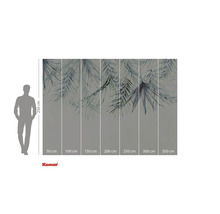 Komar Fototapete mit Palmenblättern, 250 cm hoch und 350 cm breit