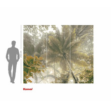 Papier peint photo avec motif jungle et palmiers