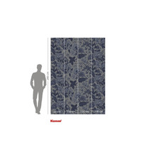 Papier peint photo avec motif floral et indications de taille