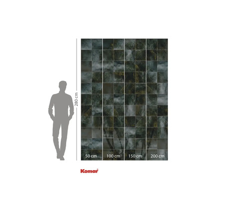 Papier peint photo avec motif de palmier, dimensions 280 cm x 200 cm