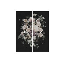 Papier peint photo floral, en deux parties