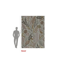 Papier peint photo avec motif de plantes et indications de taille