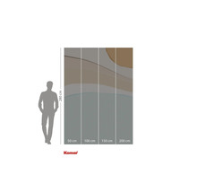 Komar Fototapete mit abstraktem Design, 280 cm Höhe, Breitenangaben