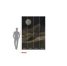 Papier peint photo avec motif de paysage et lune