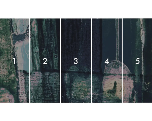 Papier peint intissé avec différents motifs