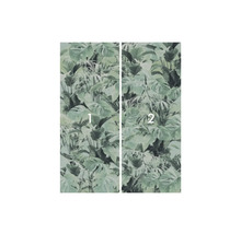 Tapete mit Pflanzenmotiven, bestehend aus zwei Bahnen