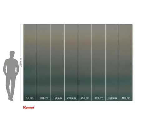 Papier peint photo Komar avec indications de taille
