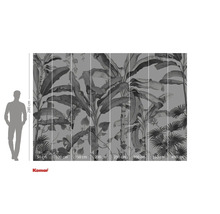 Komar Fototapete mit Dschungelmotiven und Größenangaben