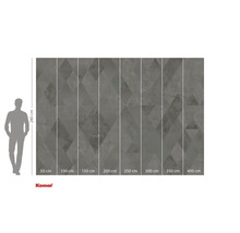 Logo Komar. Papier peint photo avec motif géométrique, 280 x 400 cm.