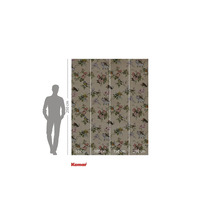 Komar Fototapete mit Blumen und Vögeln, 250 cm hoch und 200 cm breit