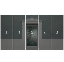 Image murale en plusieurs parties avec un motif classique pour la décoration intérieure