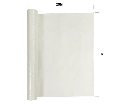 Rolle Abdeckfolie, 25 Meter lang und 1 Meter breit
