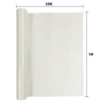 Rouleau de film de construction, 25 mètres de long et 1 mètre de large