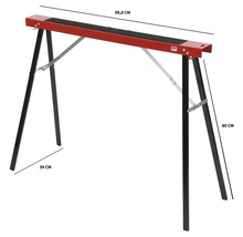 Établi avec des dimensions de 99,8 cm de large et 80 cm de haut